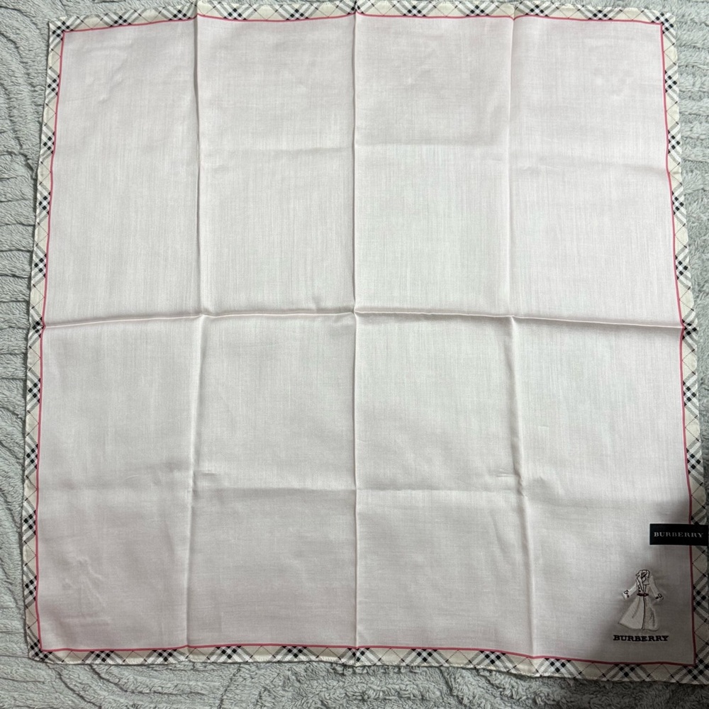 Burberry Beige and Pink Scarf cotton - Picture 8 of 16
